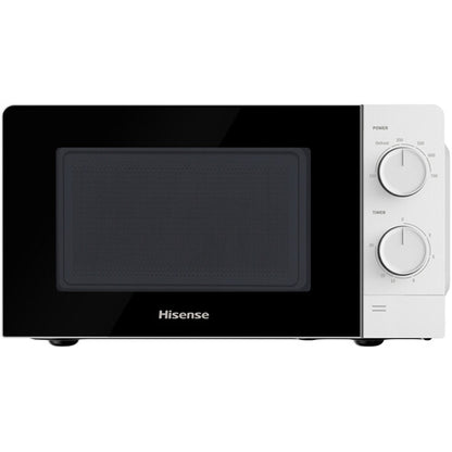Hisense H20MOWS1 microwave Black, White Solo microwave Countertop 20 L 700 W