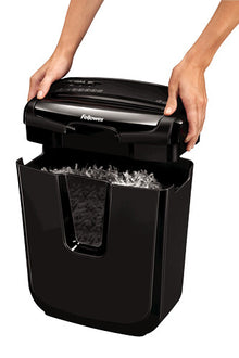 Fellowes M-7C paper shredder Cross shredding 23 cm Black
