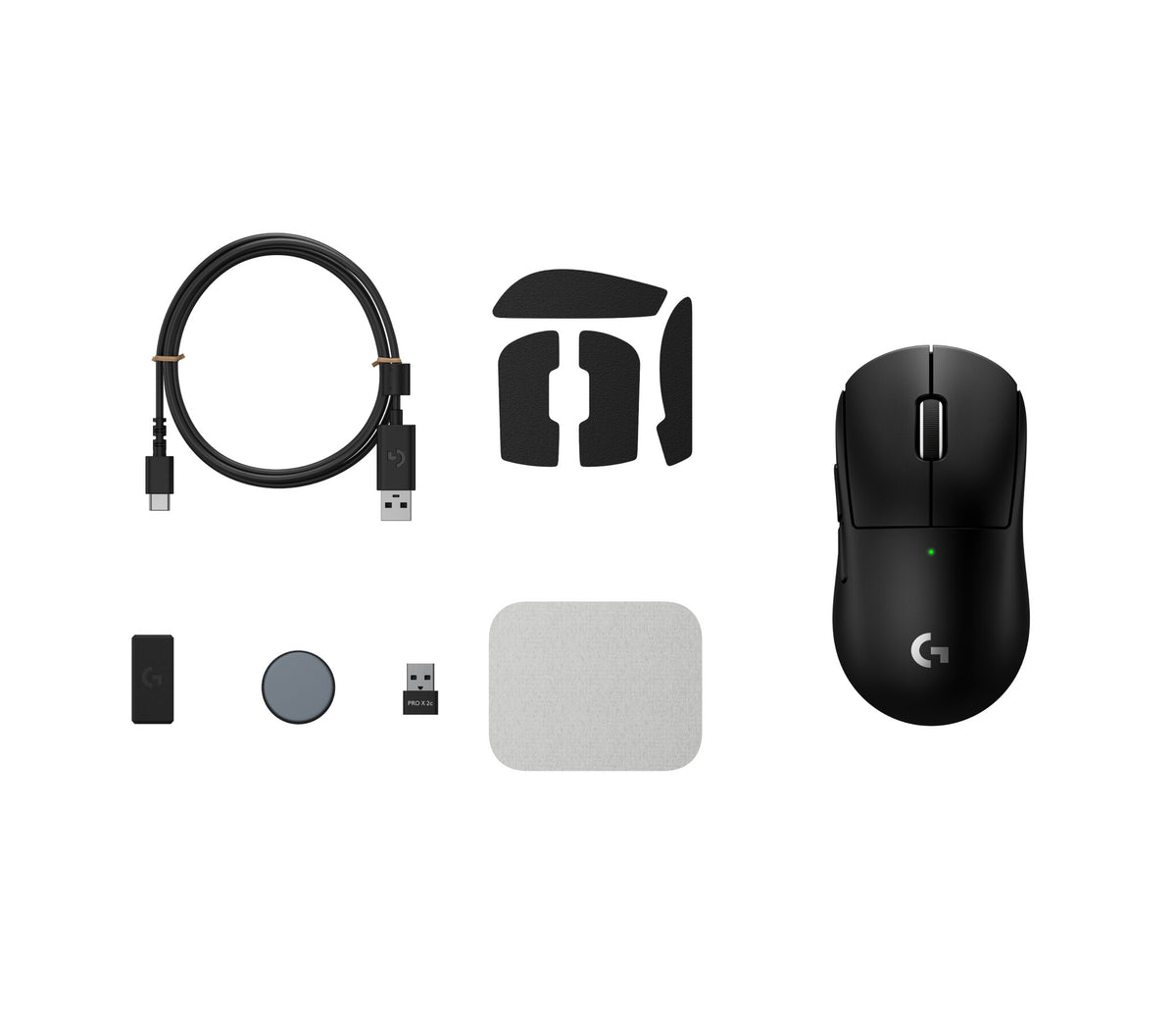 Logitech G PRO X SUPERLIGHT 2c mouse Gaming Ambidextrous RF Wireless 44000 DPI