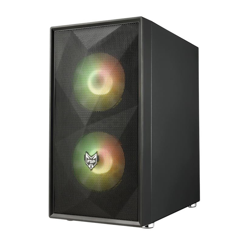 FSP/Fortron FSP CST130A Micro-ATX Gaming Chassis - Black