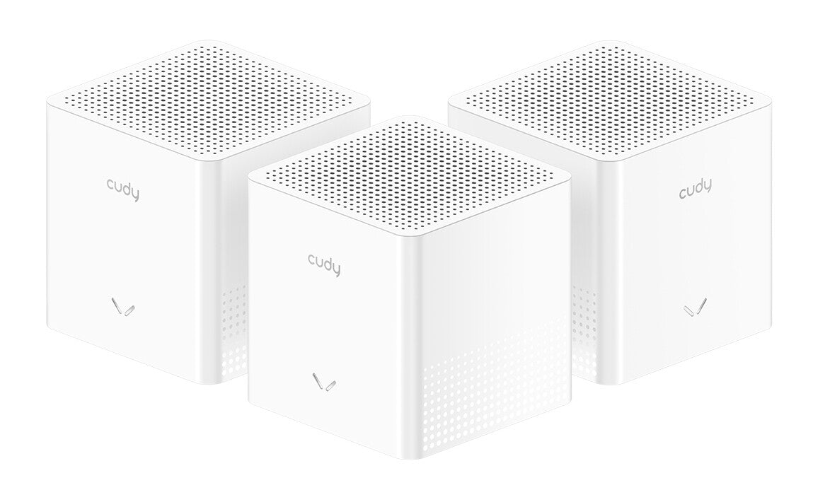 Cudy AC1200 Mesh Wi-Fi System, M1200 2.0, 3-Pack Dual-band (2.4 GHz / 5 GHz) Wi-Fi 5 (802.11ac) White 1 Internal