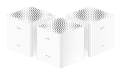 Cudy AC1200 Mesh Wi-Fi System, M1200 2.0, 3-Pack Dual-band (2.4 GHz / 5 GHz) Wi-Fi 5 (802.11ac) White 1 Internal