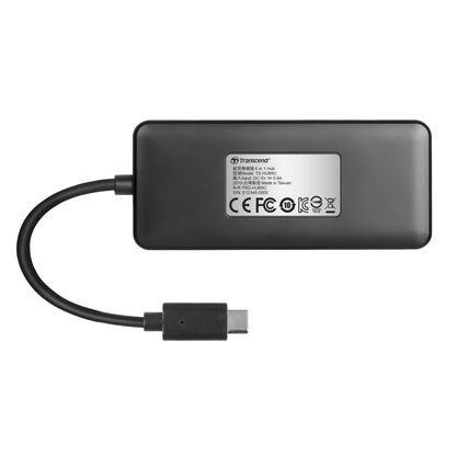 Transcend HUB5C USB 3.2 Gen 2 (3.1 Gen 2) Type-C Black