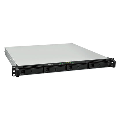 Synology RackStation RS826+ NAS/storage server Rack (1U) AMD Ryzen V1500B 4 GB DDR4 0 TB DiskStation Manager Black, Grey