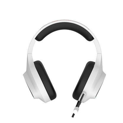 Canyon Shadder GH-6, RGB aidimams ausin?s with Mikrofonas, Mikrofonas frequency response: 20HZ~20KHZ, ABS+ PU leather, USB*1*3.5MM jack kitukas, 2.0M PVC kabelis, weight: 300g, Baltas