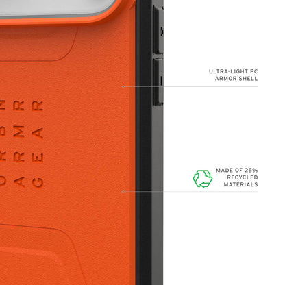 Urban Armor Gear Civilian mobile phone case 17.5 cm (6.9") Cover Orange