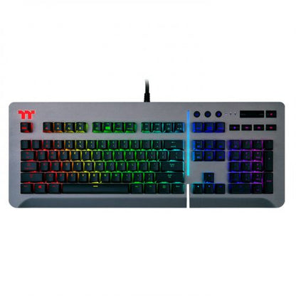 Thermaltake KB-LVT-SSSRUS-01 keyboard Gaming USB QWERTY English Silver