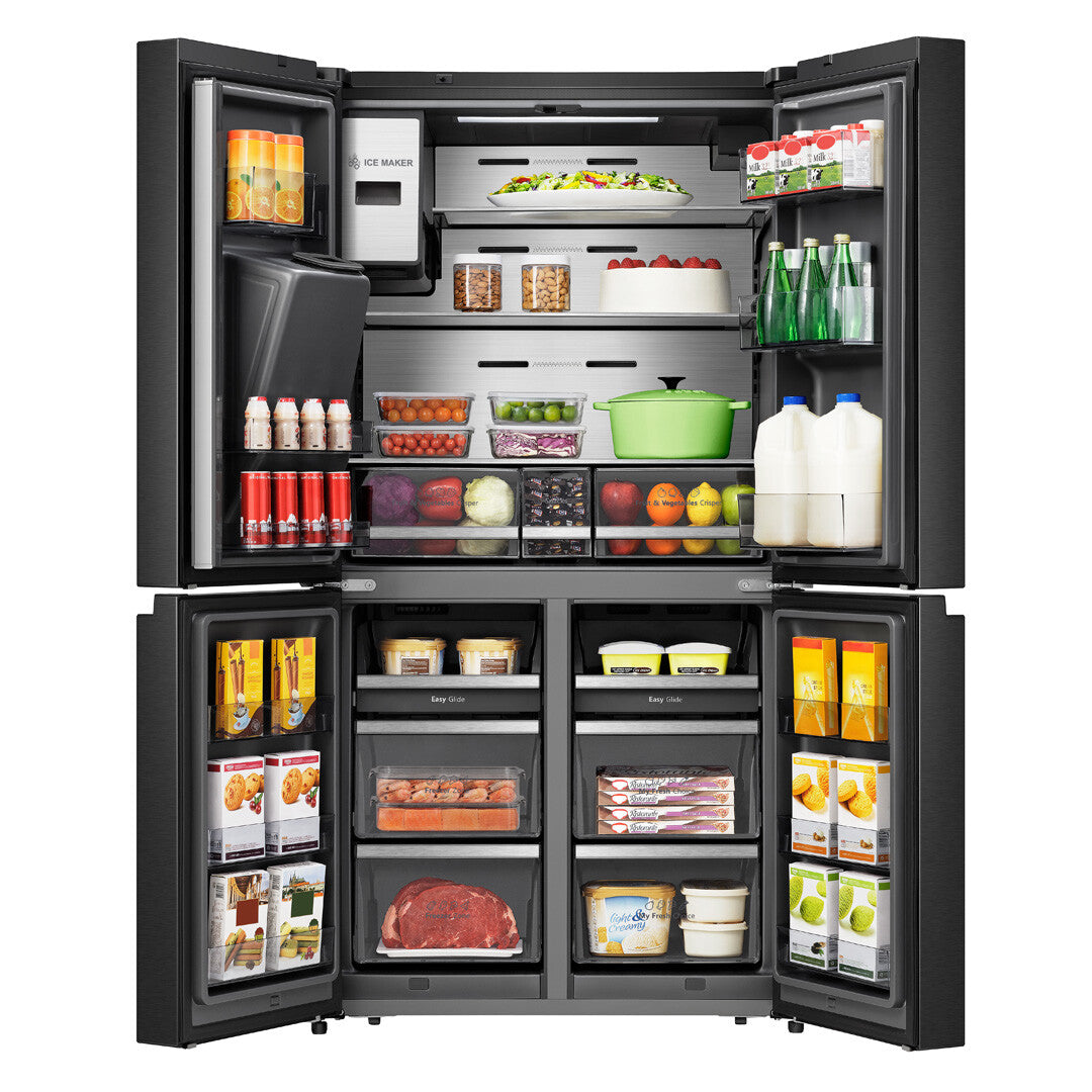 Hisense H750FSB-IDS side-by-side refrigerator Freestanding Black