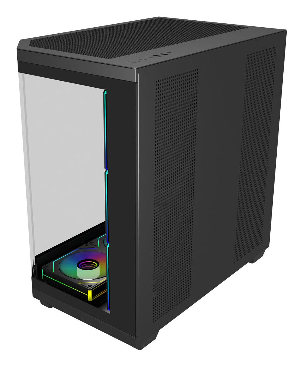 FSP U580-BA Case Full Tower mITX, mATX, ATX (BTF) Black ARGB