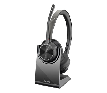 HP Poly Voyager 4320 Microsoft Teams Certified Headset +BT700 dongle +Charging Stand