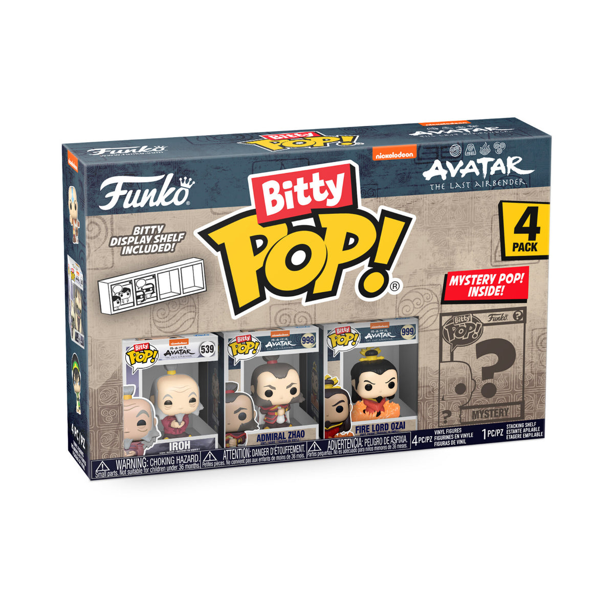 Funko Bitty Pop!: Avatar The Last Airbender - Series 3 4 Pack