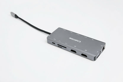 Canyon DS-12 USB 3.2 Gen 1 (3.1 Gen 1) Type-C Grey