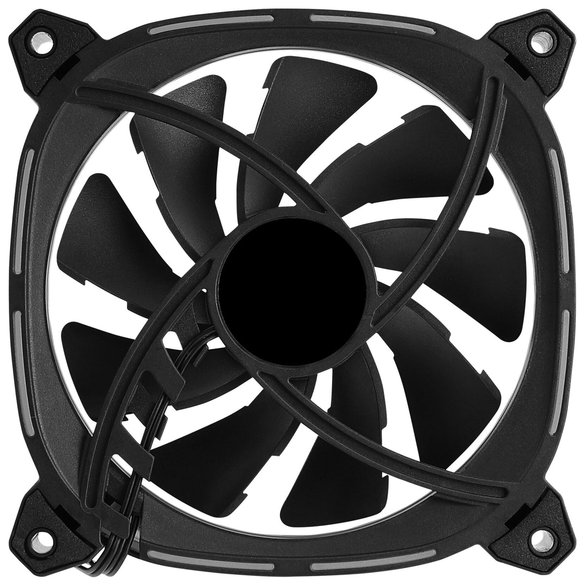 Aerocool ASTRO12 PC Fan 12cm LED RGB Antivibration 6 Pins Black