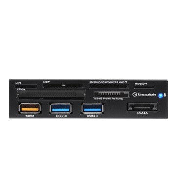 Thermaltake ExtremeSpeed 3.0 Plus card reader USB 3.2 Gen 1 (3.1 Gen 1) Internal Black