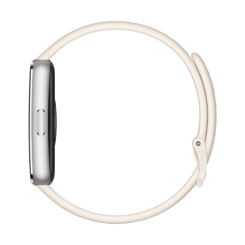 Huawei 1.62 AMOLED colour Screen/ 286x482 pixels/ PPI 347/ White Fluoroelastomer Strap/ length:130mm-210mm/ 5 ATM/ NO GPS/ 2.4GHz  BT6.0 and BLE.5V/1A/ 55020GUP