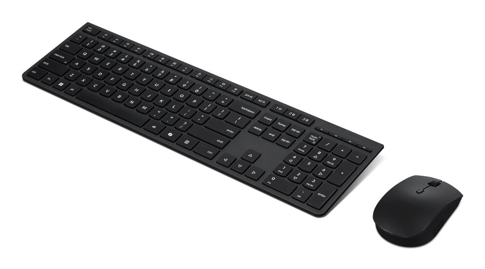 Lenovo 4X31R64316 keyboard Mouse included Office RF Wireless + Bluetooth QWERTY US English Grey