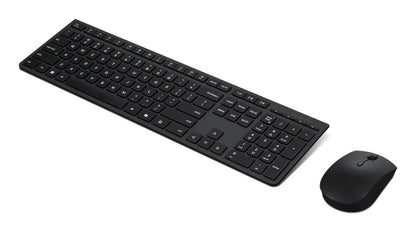 Lenovo 4X31R64316 keyboard Mouse included Office RF Wireless + Bluetooth QWERTY US English Grey