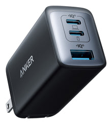 Anker A2667G12 mobile device charger Smartphone, Laptop, Headphones Black AC Fast charging Indoor