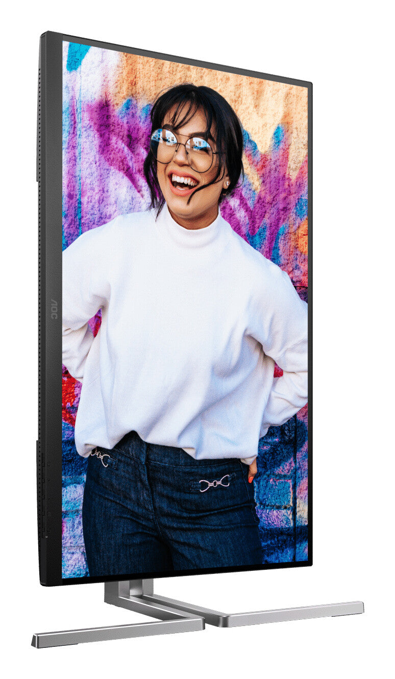 AOC U3 U27U3XD computer monitor 68.6 cm (27") 3840 x 2160 pixels 4K Ultra HD LED Black, Grey