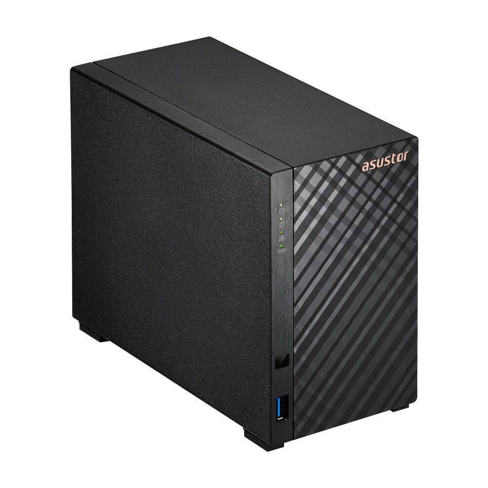 Asustor AS1102T NAS Mini Tower ARM RTD1296 1 GB DDR4 0 TB ADM Black