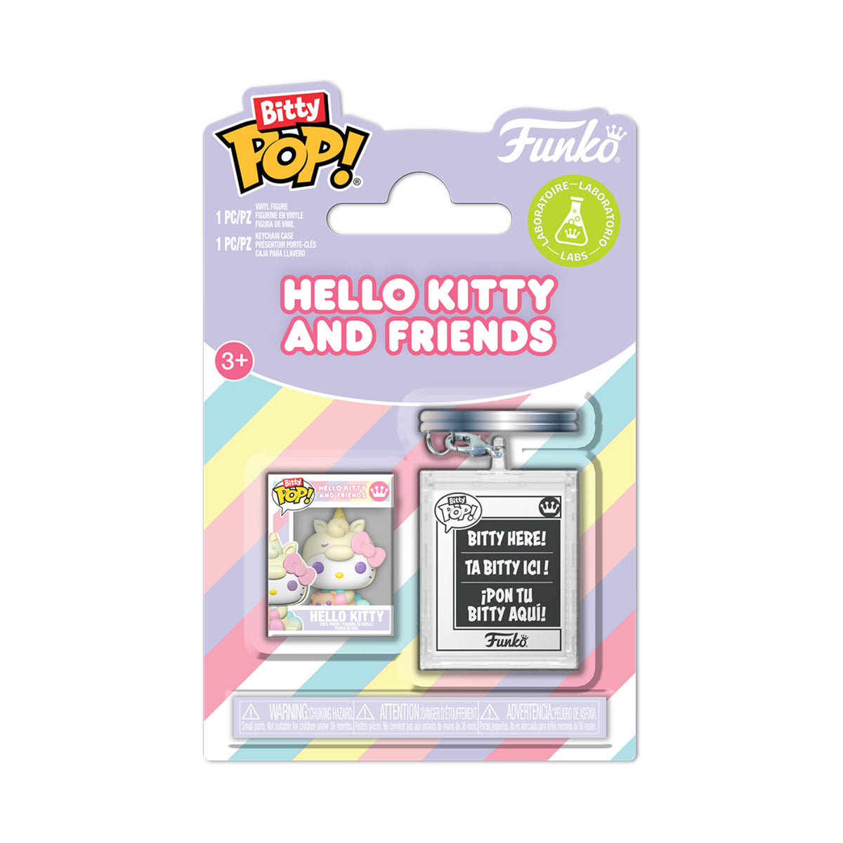 Funko Bitty Pop! & Accessories: Hello Kitty and Friends - Hello Kitty (Unicorn) & Keychain