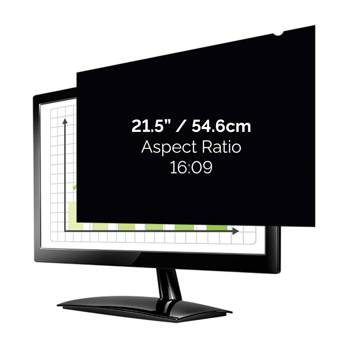 Fellowes PrivaScreen Blackout Privacy Filter - 21.5" Wide (16:9)