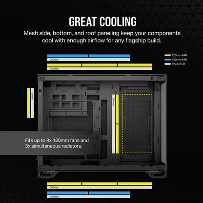 Corsair 2500X Midi Tower Black