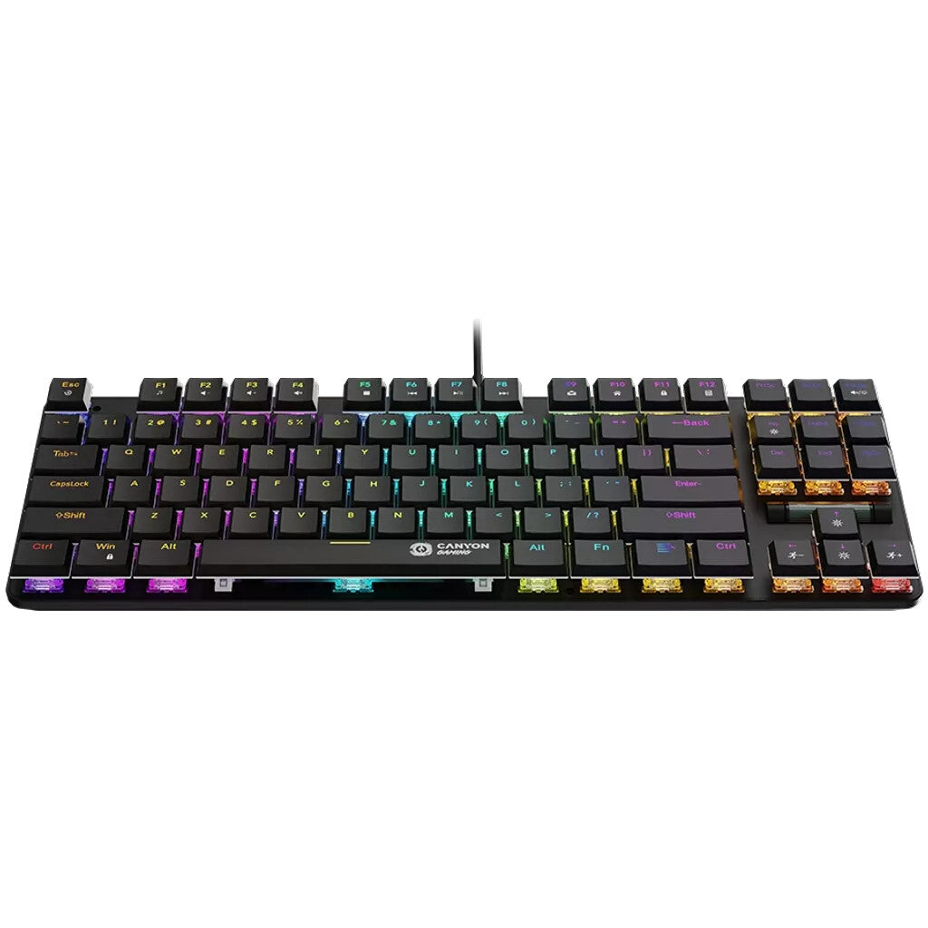 Canyon GK-50 keyboard Gaming USB QWERTY English Black