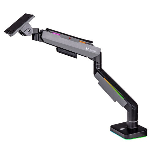 Thermaltake GEA-MSR-SMSBLK-01 monitor mount / stand 124.5 cm (49") Desk Black, Grey