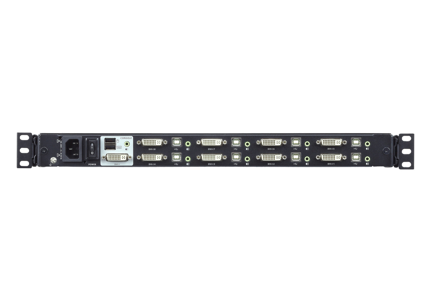 ATEN 8-Port 17.3" DVI Full HD LCD KVM Switch (USB)