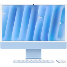 Apple 24-inch iMac with Retina 4.5K display: Apple M4 chip with 10‑core CPU and 10‑core GPU  24GB  512GB SSD - Blue