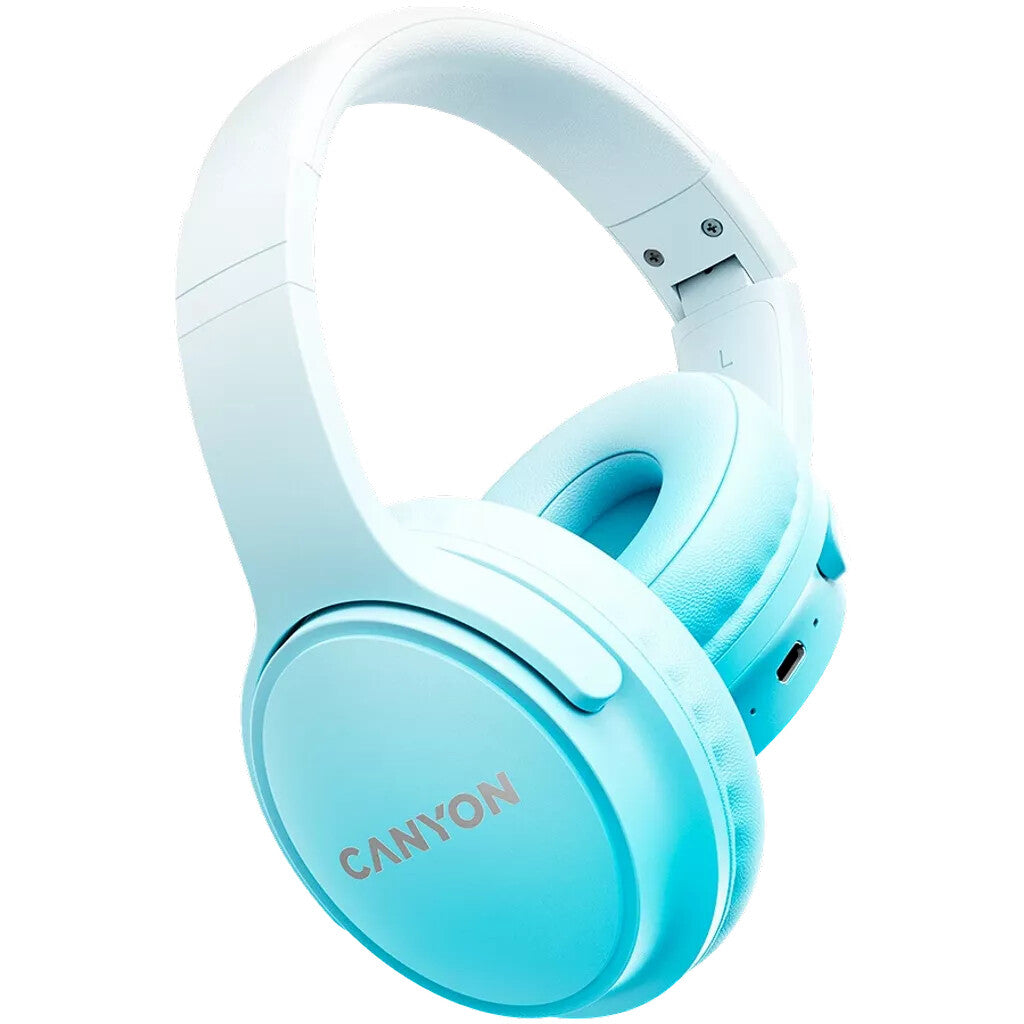 Canyon OnRiff 4 Headset Wireless Head-band Calls/Music/Sport/Everyday USB Type-C Bluetooth Blue