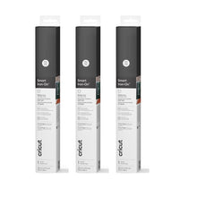 Cricut Smart Iron-On™ Matless Heat Transfer Vinyl, Black- 3 pack