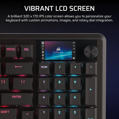 Corsair CH-91E911G-NA keyboard Gaming USB QWERTY US English Black