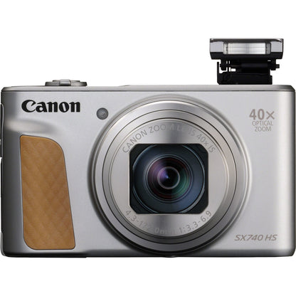 Canon PowerShot SX740 HS 1/2.3" Compact camera 20.3 MP CMOS 5184 x 3888 pixels Brown, Silver