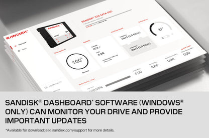 SanDisk SDSS51100TAB-000G0 internal solid state drive 1 TB 2.5" Serial ATA III 3D TLC NAND