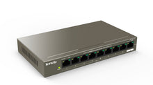 Tenda TEF1109P-8-63W Unmanaged Fast Ethernet (10/100) Power over Ethernet (PoE) Black