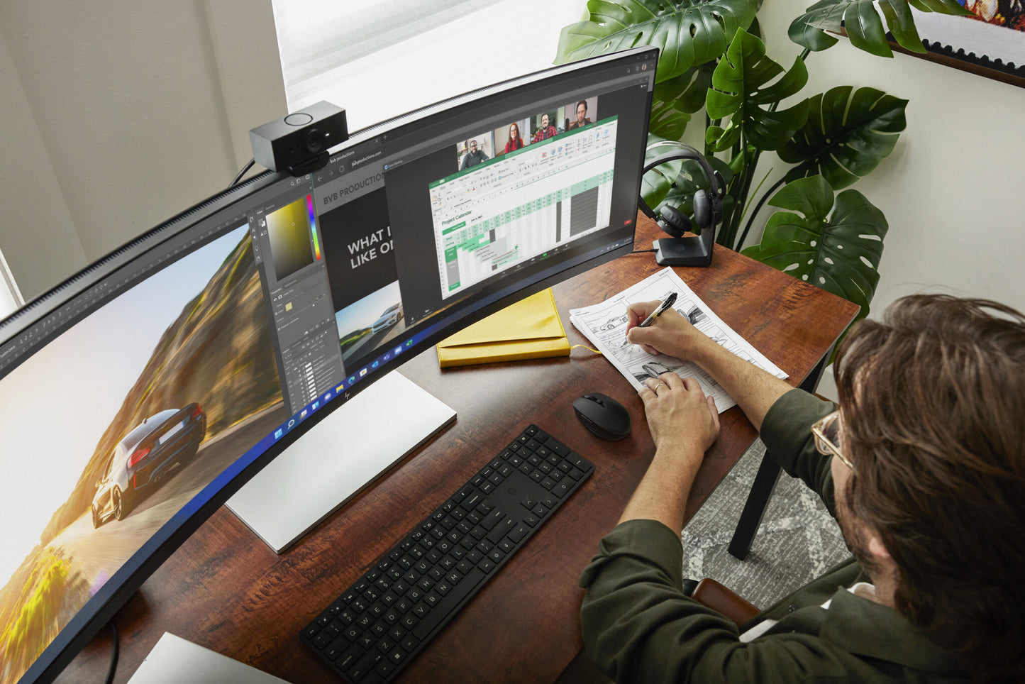 HP 455 Programmable Wireless Keyboard