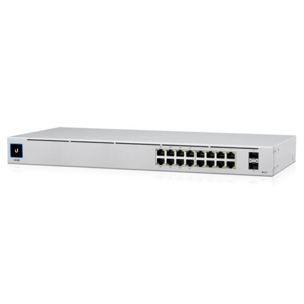 Ubiquiti UniFi USW-16-POE-EU network switch Managed L2 Gigabit Ethernet (10/100/1000) Power over Ethernet (PoE) Grey