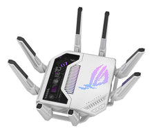 ASUS ROG Rapture GT-BE19000AI wireless router 10 Gigabit Ethernet Tri-band (2.4 GHz / 5 GHz / 6 GHz) White