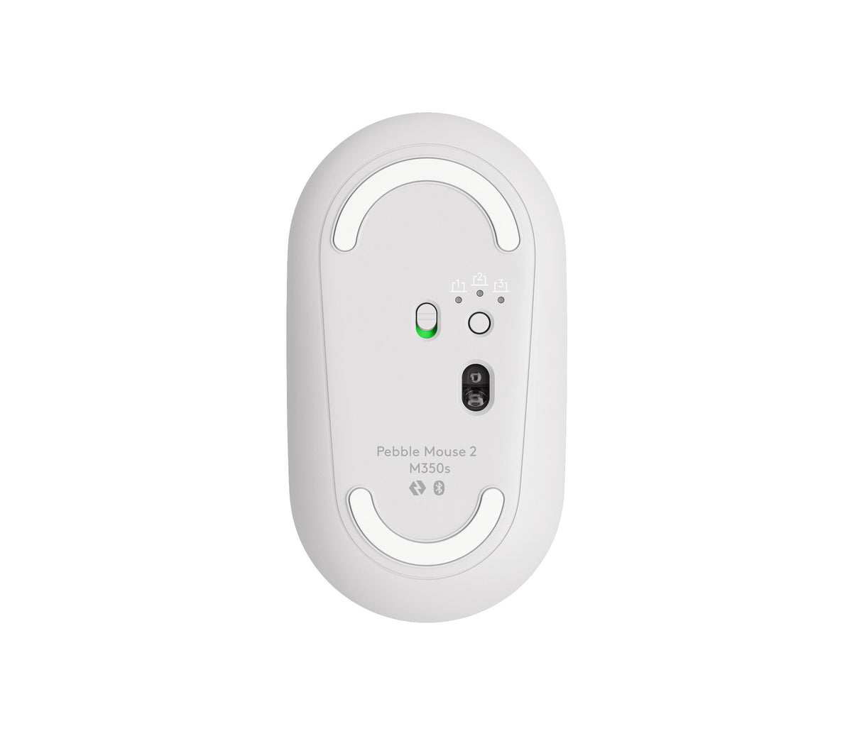 Logitech Pebble 2 M350s mouse Travel Ambidextrous RF Wireless + Bluetooth Optical 4000 DPI
