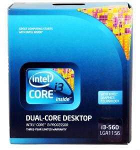 Intel Core i3-560 processor 3.33 GHz 4 MB Smart Cache Box