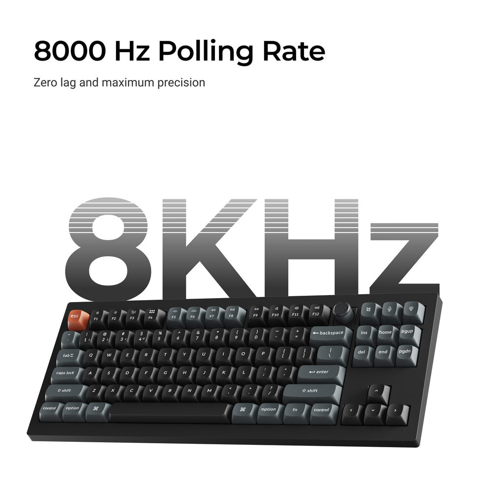 Keychron V3 Ultra 8K keyboard Universal Bluetooth QWERTY Black