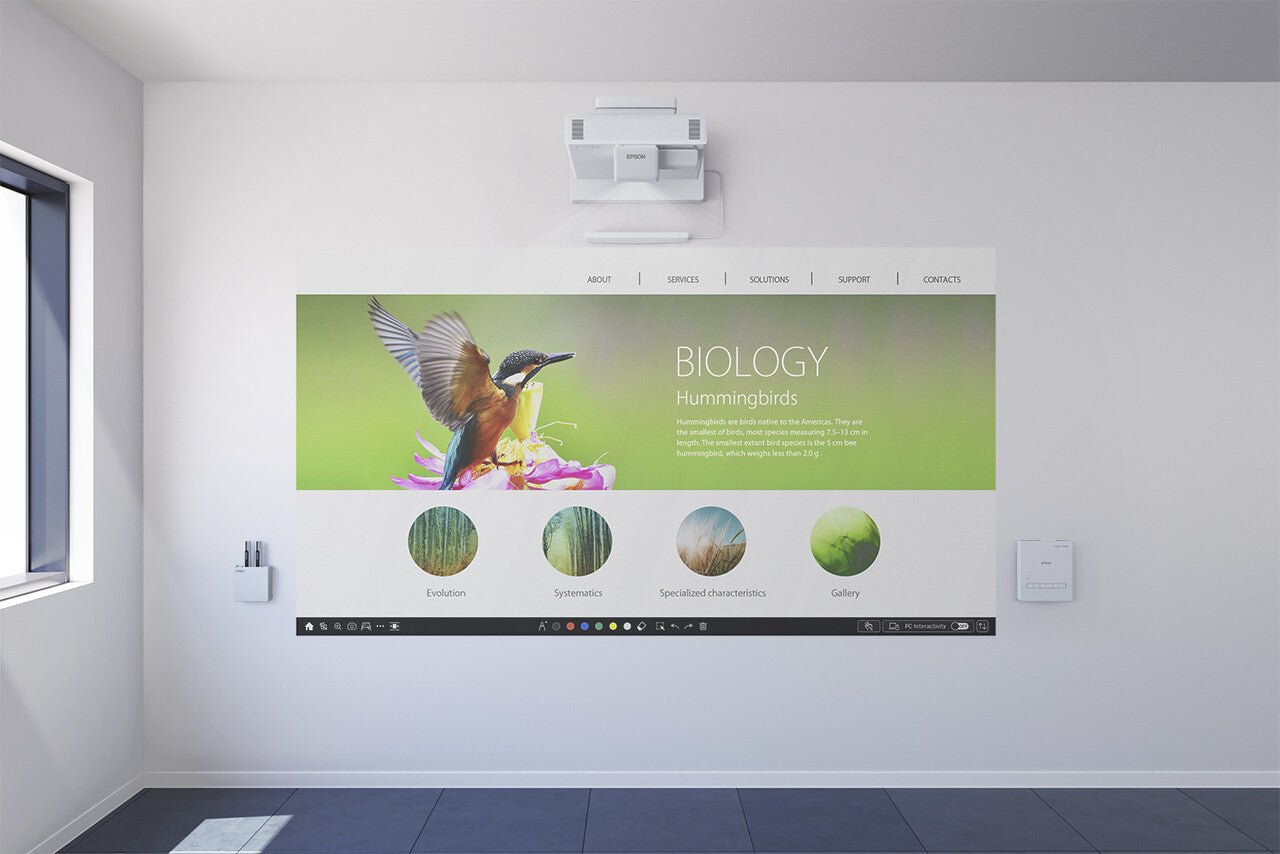 Epson EB-1485Fi Ultra short throw projector 5000 ANSI lumens 3LCD 1080p (1920x1080) White