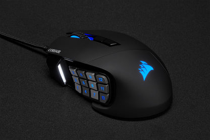 Corsair SCIMITAR RGB ELITE mouse Gaming Right-hand USB Type-A Optical 18000 DPI