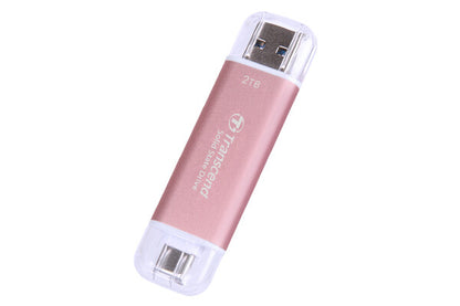 Transcend ESD310 2 TB USB Type-A to USB Type-C 3.2 Gen 2 (3.1 Gen 2) Pink
