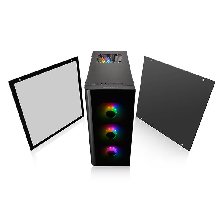 Thermaltake View 21 TG RGB Plus Midi Tower Black