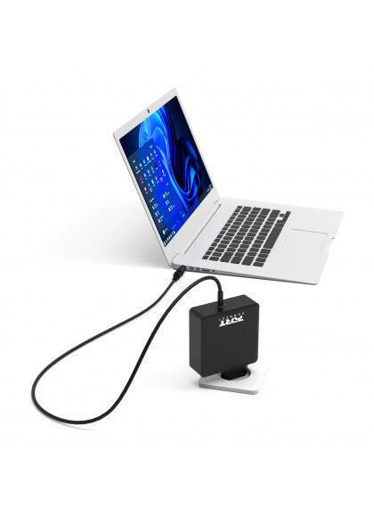 Port Designs 900093B-EU mobile device charger Laptop, Universal Black AC Indoor