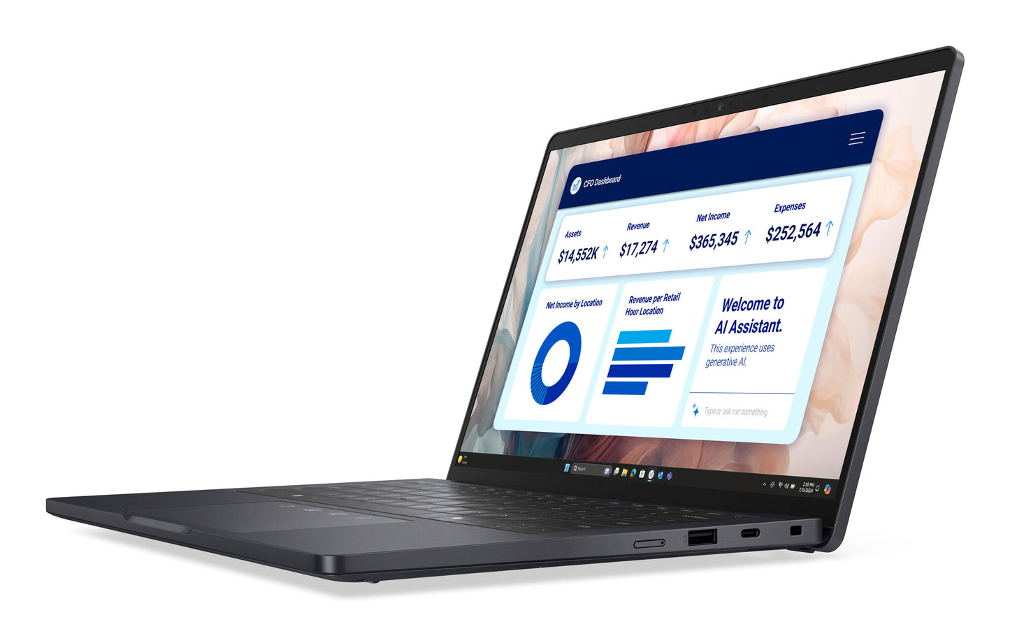 DELL Pro 13 Premium PA13250 Copilot+ PC Intel Core Ultra 7 266V Laptop 33.8 cm (13.3") Full HD+ 16 GB LPDDR5x-SDRAM 512 GB SSD Wi-Fi 7 (802.11be) Windows 11 Pro Grey