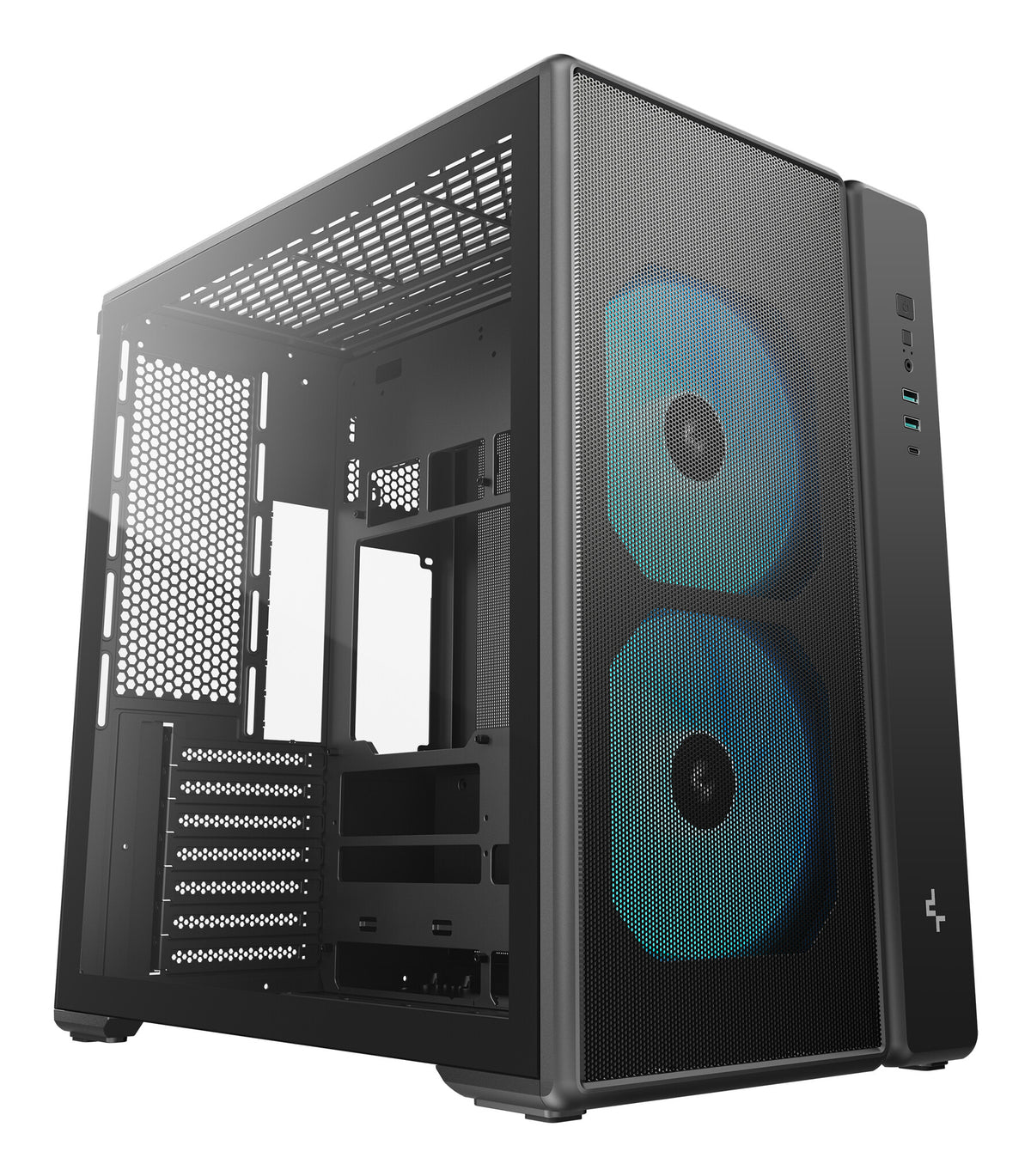 DeepCool CG590 MESH 2F Midi Tower Black